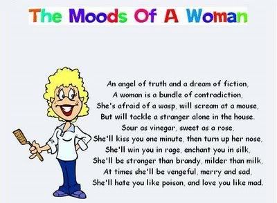 The moods of a Woman