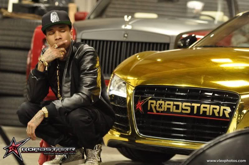 > Tyga's Gold Audi R8 (DUB Magazine: Behind The Scenes) - Photo posted in The Hip-Hop Spot | Sign in and leave a comment below!