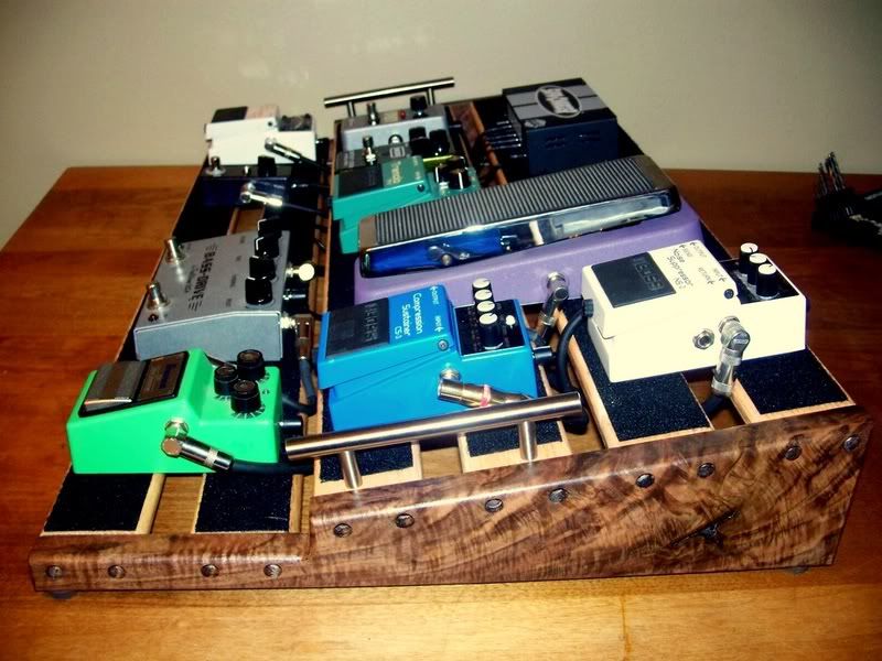 Buckshot Custom Hardwood Pedalboards Effects Harmony Central