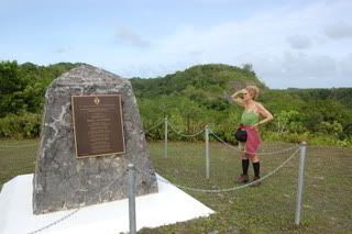 Medal of Honor memorial, Peleliu,Alice