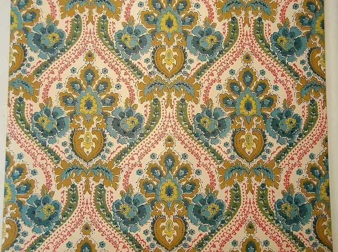 early 1970's exotic damask