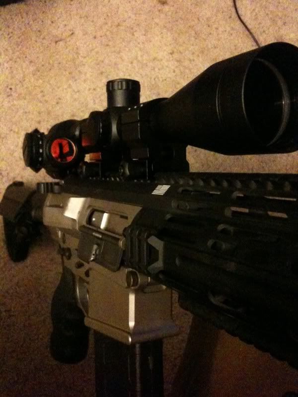 Scope and red dot setup on my .308 AR 1911Forum
