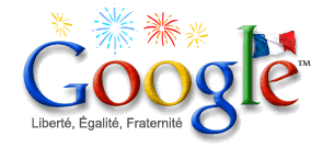 Google Logo:7月14日法国国庆日(附历年Logo)