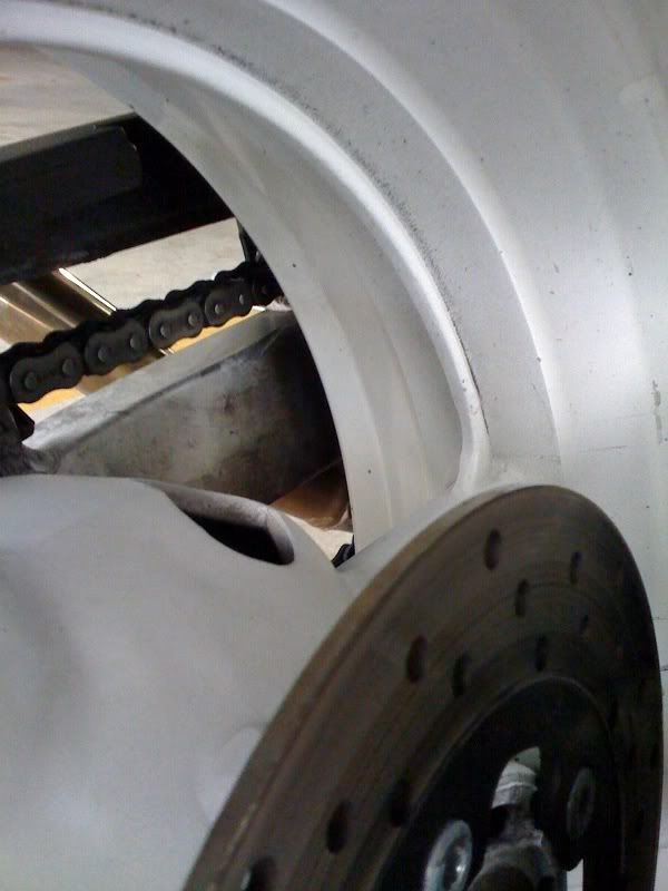 Why is my chain rubbing on the swingarm? TLZone Forums