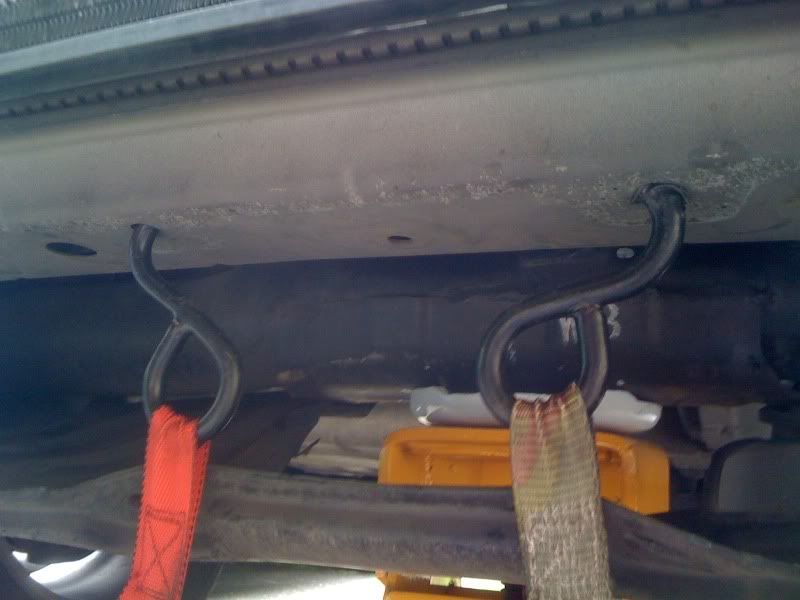 DIY bent radiator support easy fix Acura RSX, ILX and Honda EP3 Forum
