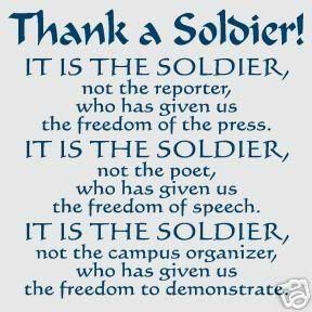 Thank a Soldier! Pictures, Images and Photos