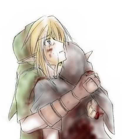Dark muerto en brazos de Link