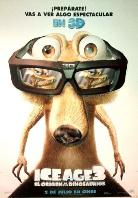 ice age 3d poster