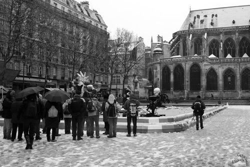 centre beaubourg Fontaine Stravinski