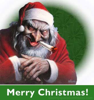 Myspace Comment: Merry Christmas - Crazy Santa Claus 001