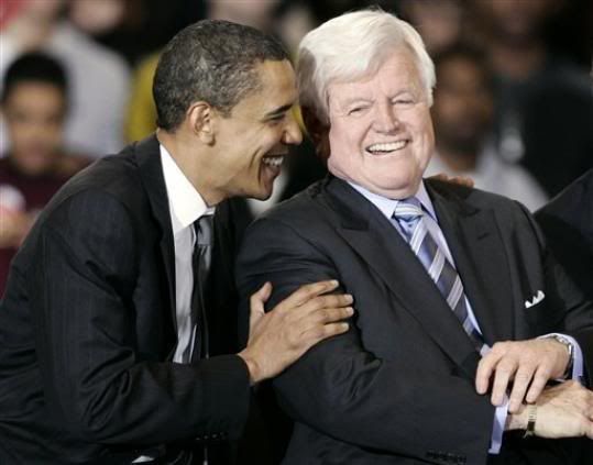 ted kennedy and obama