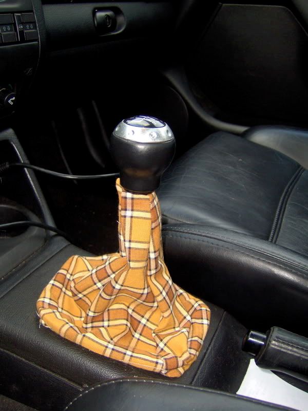 How complicated can making your own shift boot be? VW Vortex