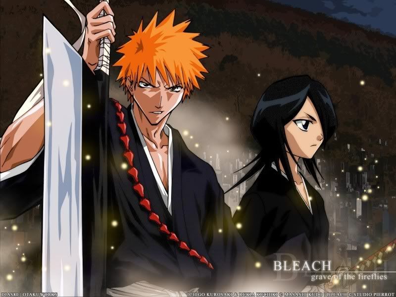 IchigoandRukia.jpg Ichigo and Kuchiki Rukia Wallpaper image by Fair_One_Of_The_Last_Dusk