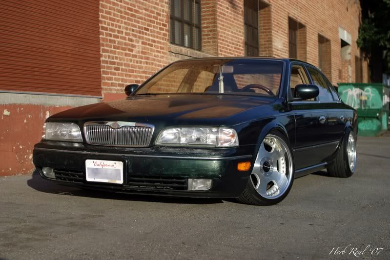 I own a 1994 Infiniti q45t with 177xxx on the chassis. I just did a major tune up on the car and it just passed smog a week ago. I have the springs cut and 