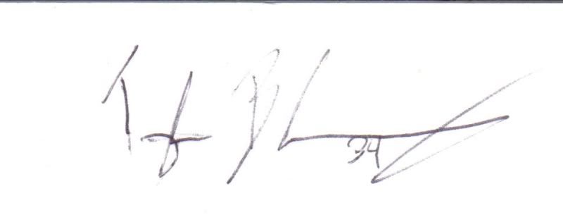 Tyler Besokorowany Autograph