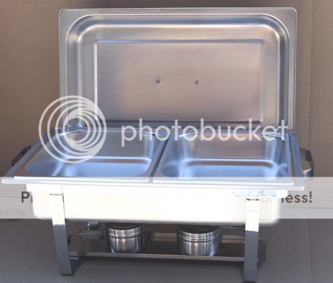 Full Size Chafing Dish With (2) Inner Food Pans  