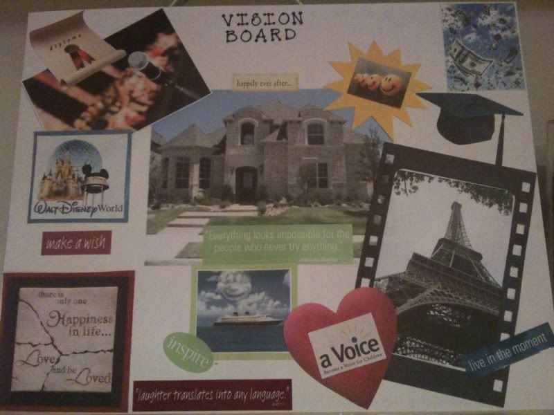 Vision Board - Life. Family. Joy